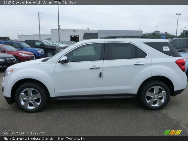 Summit White / Jet Black 2015 Chevrolet Equinox LT