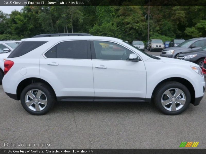 Summit White / Jet Black 2015 Chevrolet Equinox LT