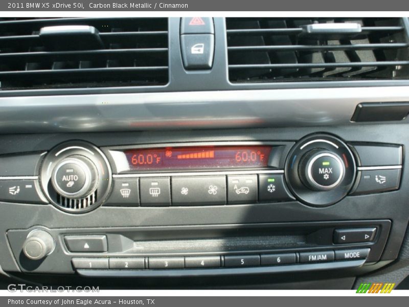 Carbon Black Metallic / Cinnamon 2011 BMW X5 xDrive 50i