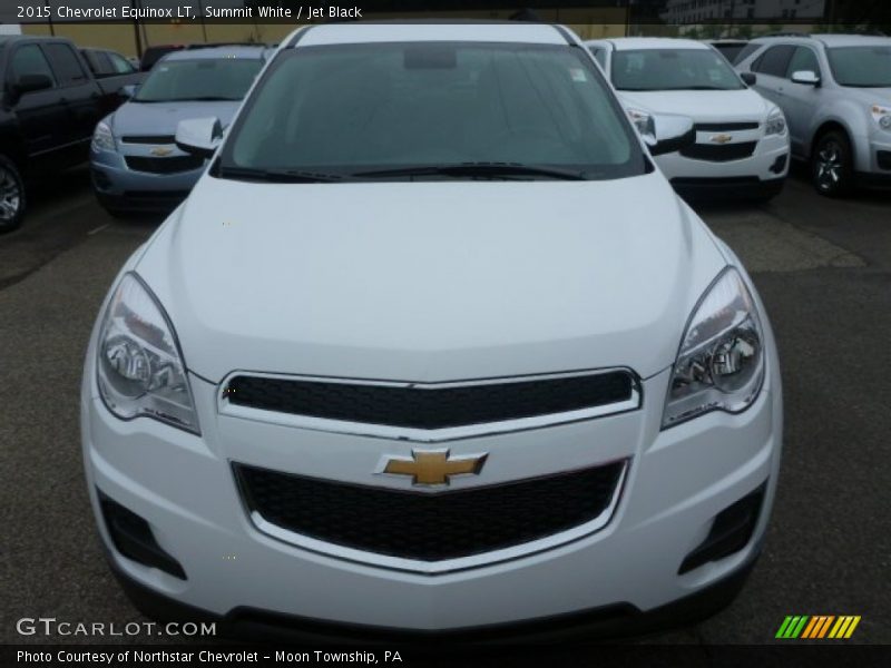 Summit White / Jet Black 2015 Chevrolet Equinox LT