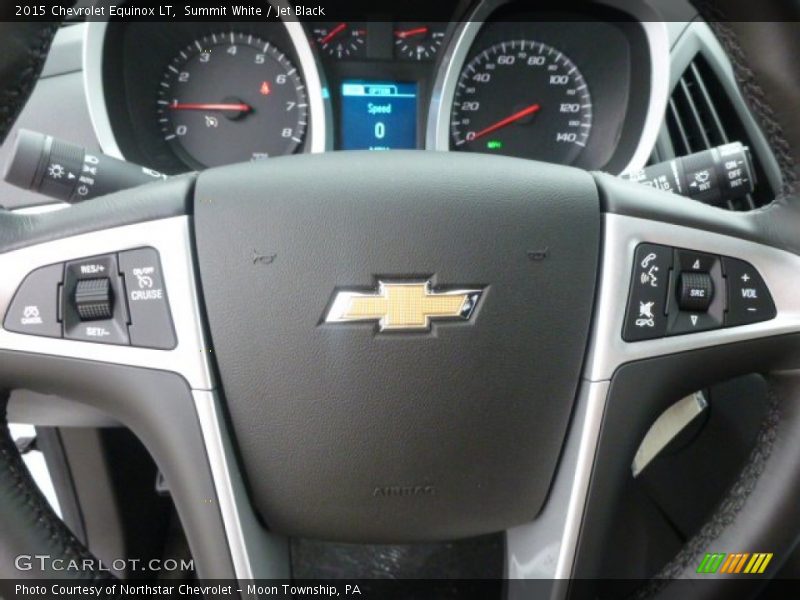 Summit White / Jet Black 2015 Chevrolet Equinox LT