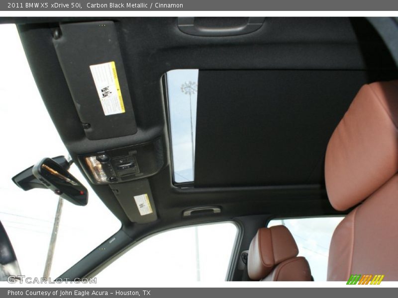 Carbon Black Metallic / Cinnamon 2011 BMW X5 xDrive 50i