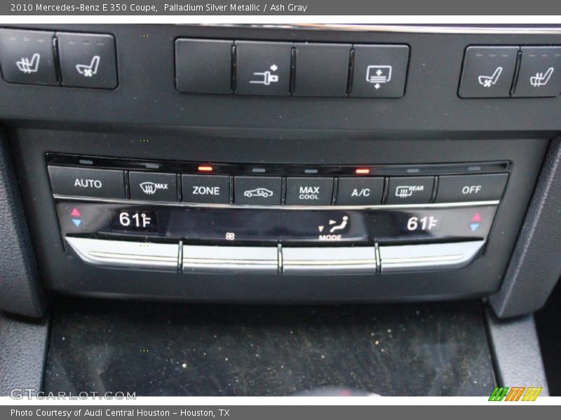 Palladium Silver Metallic / Ash Gray 2010 Mercedes-Benz E 350 Coupe