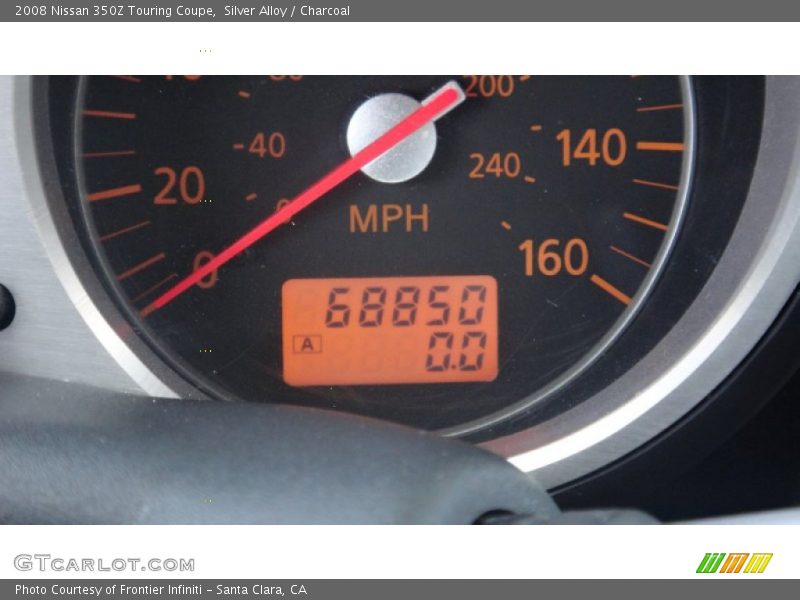 Silver Alloy / Charcoal 2008 Nissan 350Z Touring Coupe