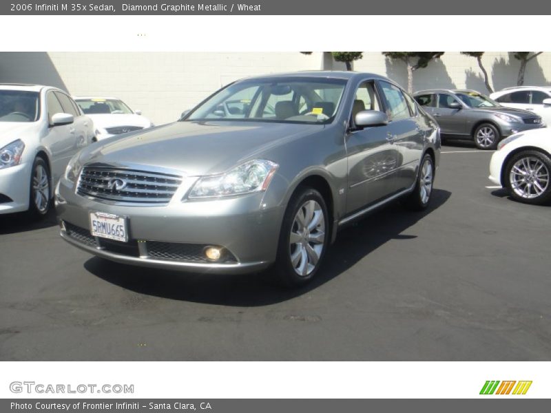 Diamond Graphite Metallic / Wheat 2006 Infiniti M 35x Sedan