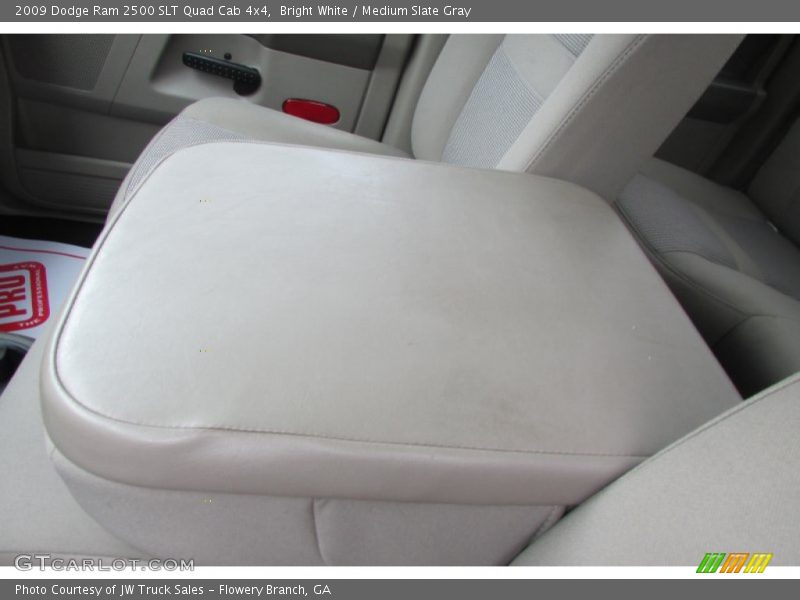 Bright White / Medium Slate Gray 2009 Dodge Ram 2500 SLT Quad Cab 4x4