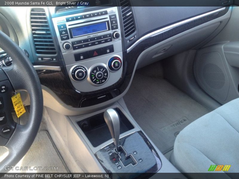 Bright Silver / Gray 2008 Hyundai Santa Fe GLS