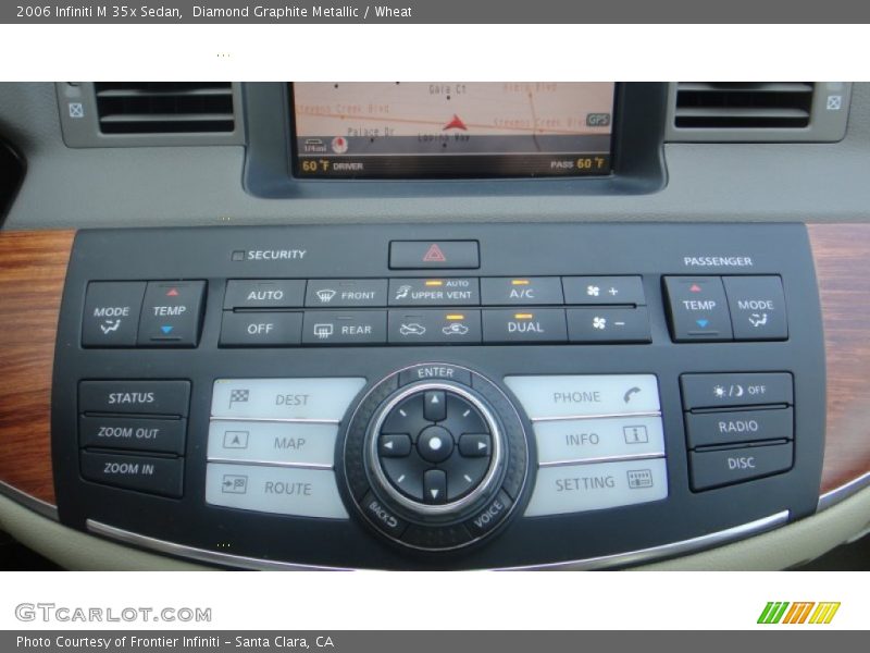 Diamond Graphite Metallic / Wheat 2006 Infiniti M 35x Sedan