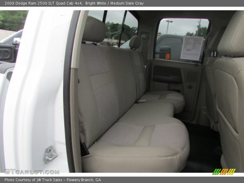 Bright White / Medium Slate Gray 2009 Dodge Ram 2500 SLT Quad Cab 4x4