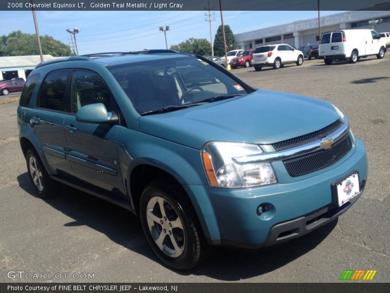 Golden Teal Metallic / Light Gray 2008 Chevrolet Equinox LT