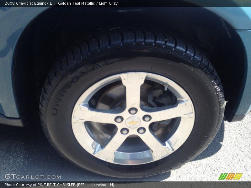 Golden Teal Metallic / Light Gray 2008 Chevrolet Equinox LT