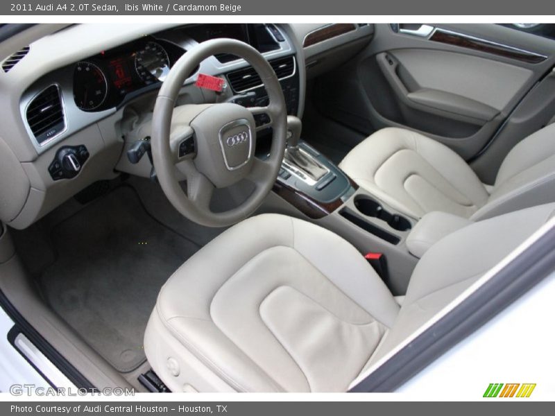 Ibis White / Cardamom Beige 2011 Audi A4 2.0T Sedan