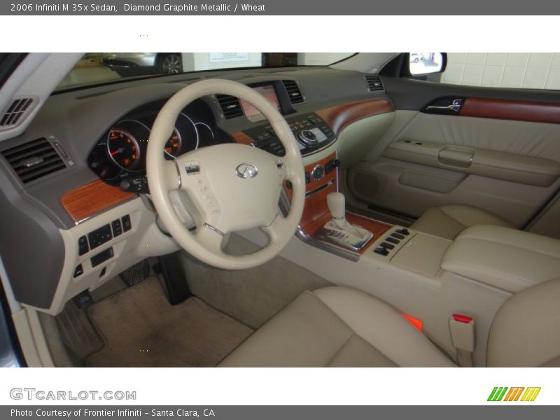 Diamond Graphite Metallic / Wheat 2006 Infiniti M 35x Sedan