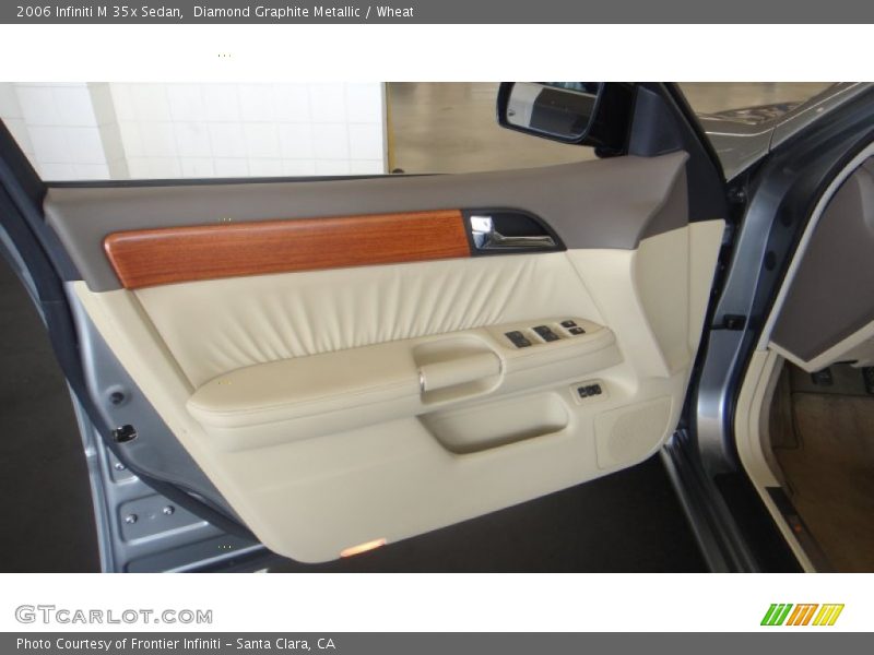 Diamond Graphite Metallic / Wheat 2006 Infiniti M 35x Sedan