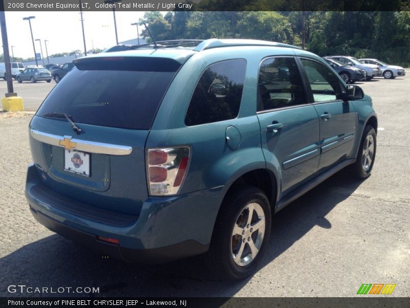 Golden Teal Metallic / Light Gray 2008 Chevrolet Equinox LT