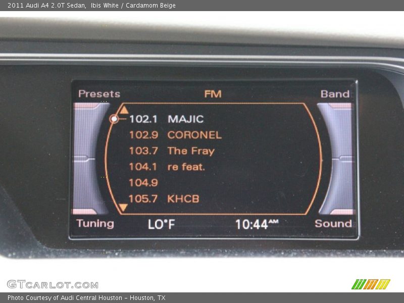 Ibis White / Cardamom Beige 2011 Audi A4 2.0T Sedan