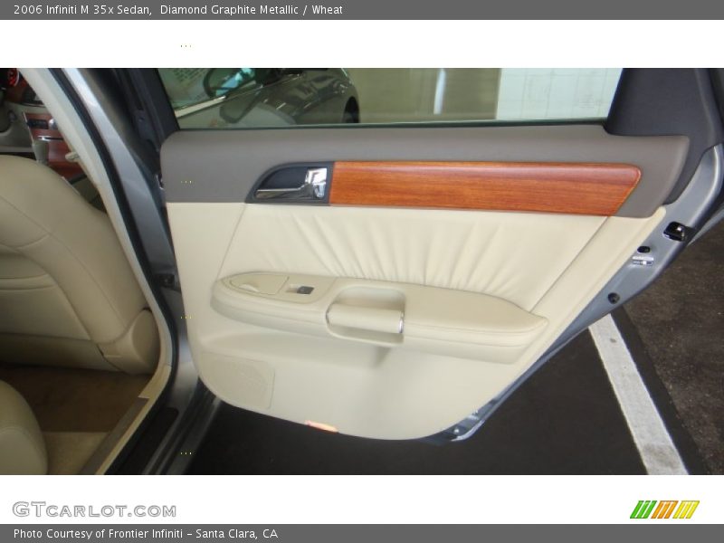 Diamond Graphite Metallic / Wheat 2006 Infiniti M 35x Sedan