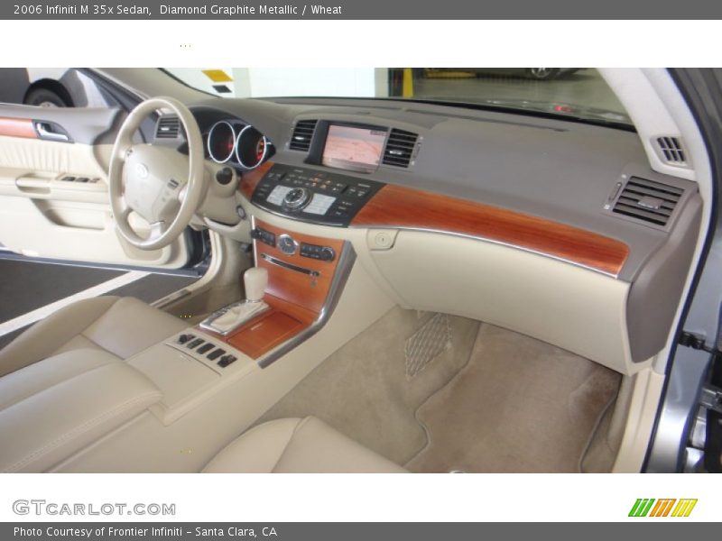 Diamond Graphite Metallic / Wheat 2006 Infiniti M 35x Sedan