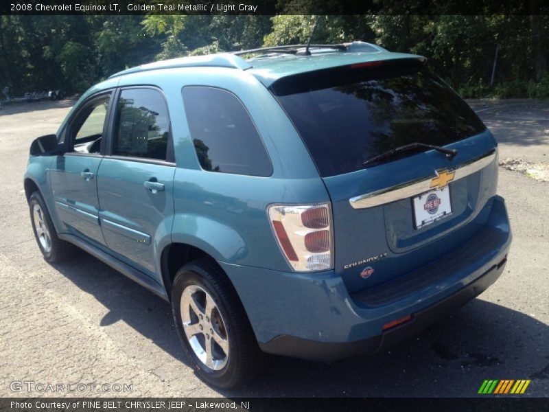 Golden Teal Metallic / Light Gray 2008 Chevrolet Equinox LT