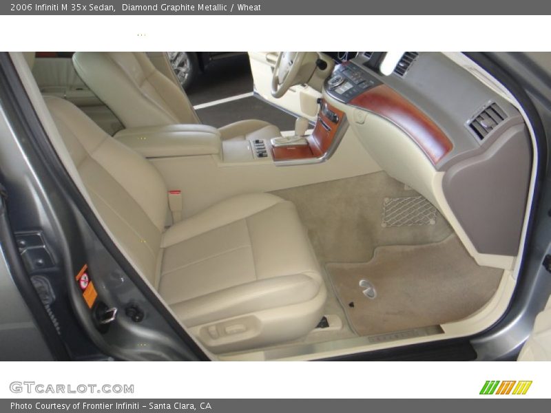 Diamond Graphite Metallic / Wheat 2006 Infiniti M 35x Sedan