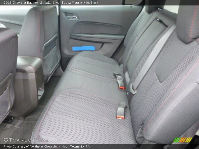 Silver Topaz Metallic / Jet Black 2015 Chevrolet Equinox LS AWD