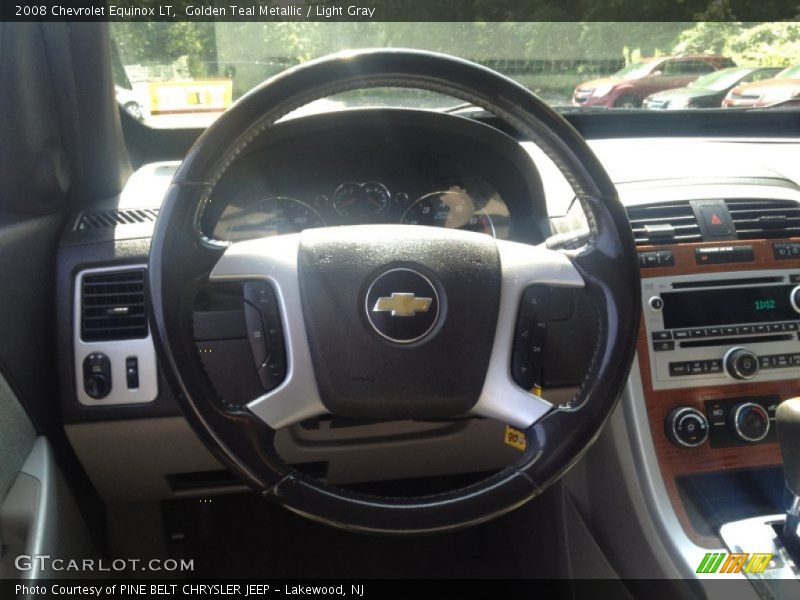 Golden Teal Metallic / Light Gray 2008 Chevrolet Equinox LT