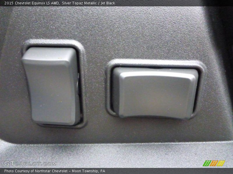 Silver Topaz Metallic / Jet Black 2015 Chevrolet Equinox LS AWD