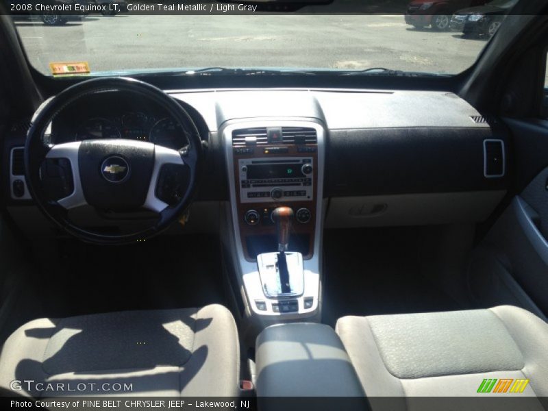 Golden Teal Metallic / Light Gray 2008 Chevrolet Equinox LT