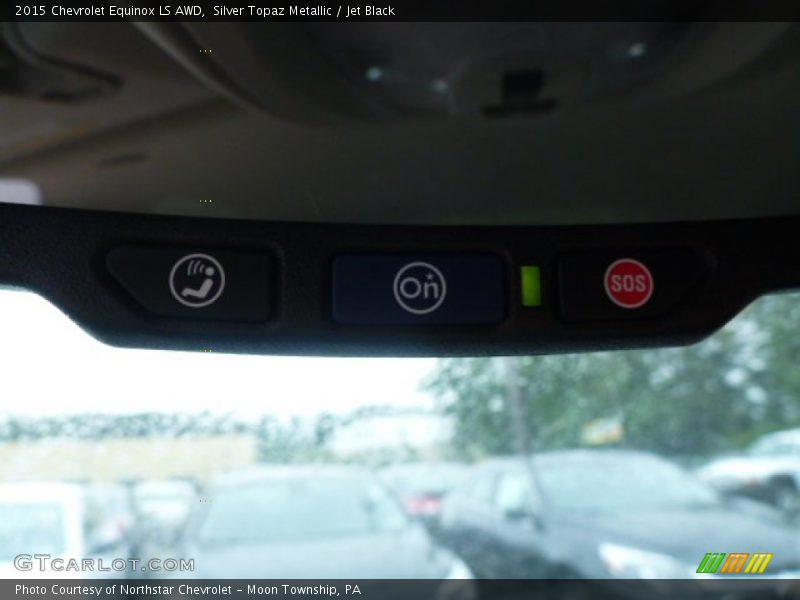 Silver Topaz Metallic / Jet Black 2015 Chevrolet Equinox LS AWD