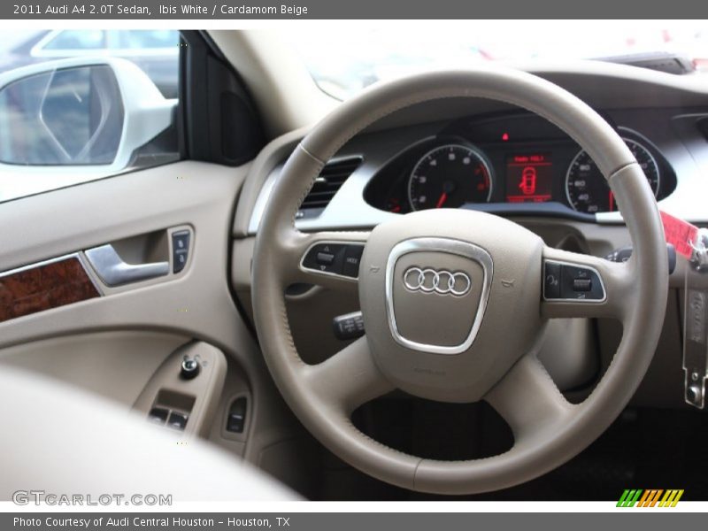 Ibis White / Cardamom Beige 2011 Audi A4 2.0T Sedan
