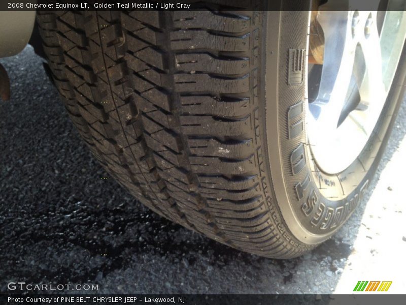 Golden Teal Metallic / Light Gray 2008 Chevrolet Equinox LT