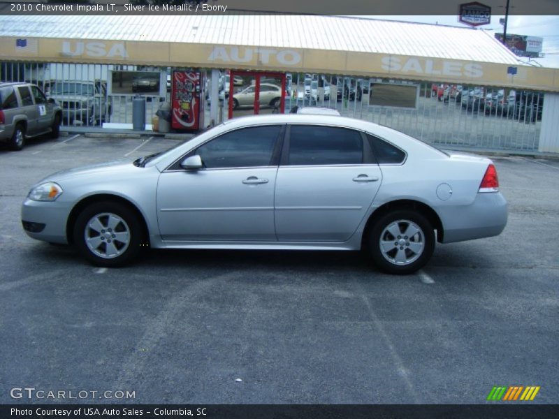 Silver Ice Metallic / Ebony 2010 Chevrolet Impala LT
