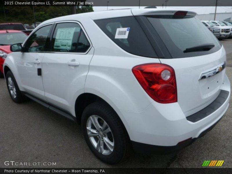 Summit White / Jet Black 2015 Chevrolet Equinox LS