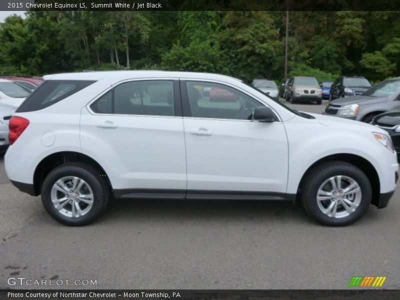 Summit White / Jet Black 2015 Chevrolet Equinox LS