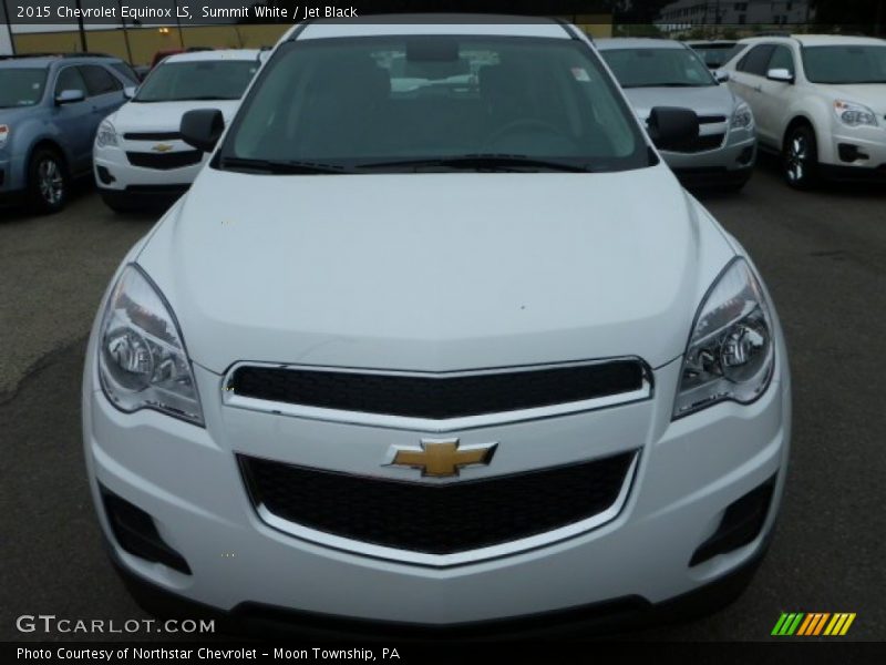 Summit White / Jet Black 2015 Chevrolet Equinox LS