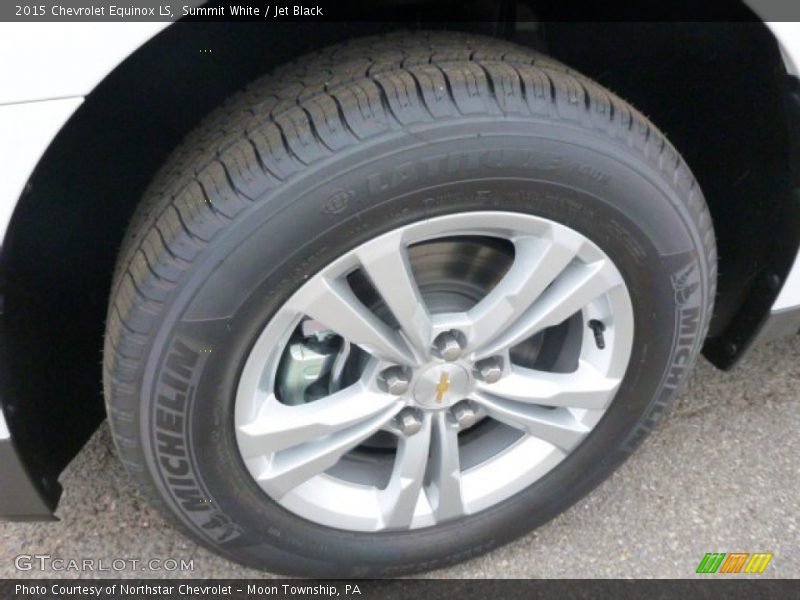Summit White / Jet Black 2015 Chevrolet Equinox LS