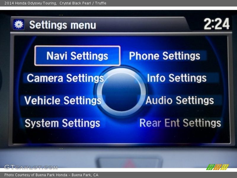 Crystal Black Pearl / Truffle 2014 Honda Odyssey Touring