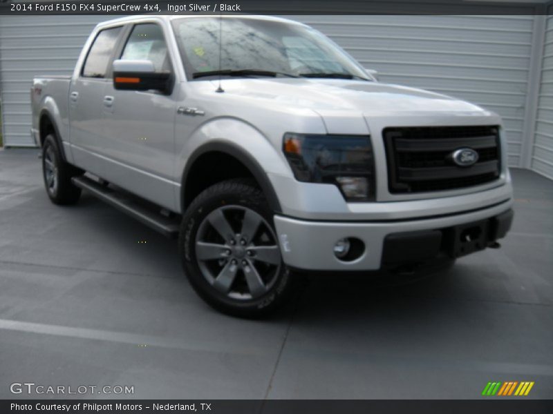 Ingot Silver / Black 2014 Ford F150 FX4 SuperCrew 4x4