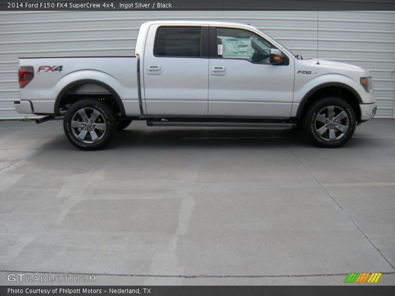 Ingot Silver / Black 2014 Ford F150 FX4 SuperCrew 4x4