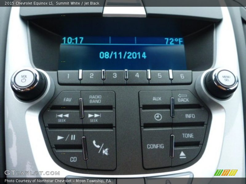 Summit White / Jet Black 2015 Chevrolet Equinox LS