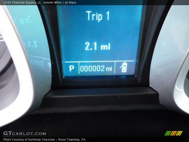 Summit White / Jet Black 2015 Chevrolet Equinox LS