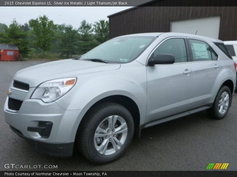 Silver Ice Metallic / Light Titanium/Jet Black 2015 Chevrolet Equinox LS