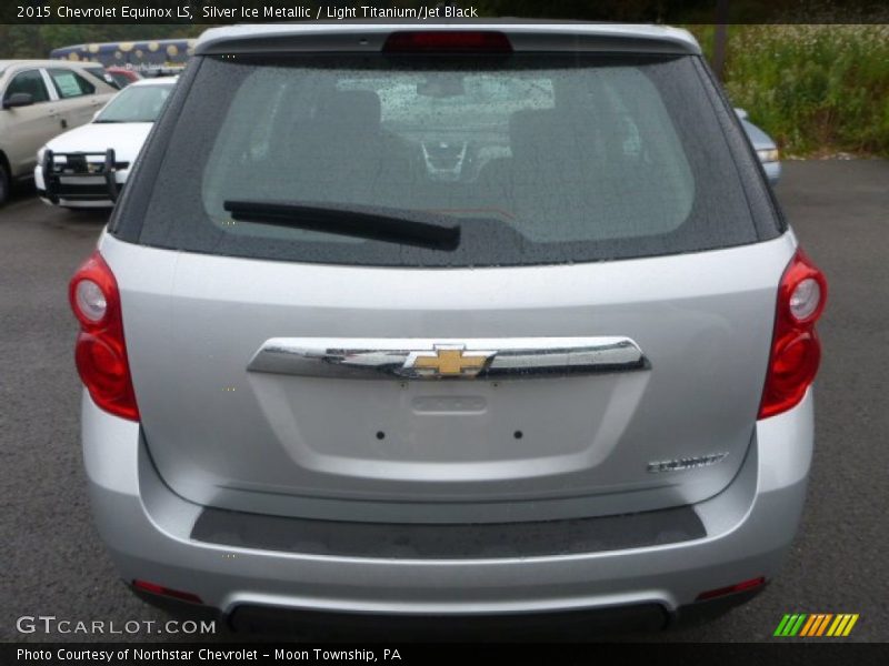 Silver Ice Metallic / Light Titanium/Jet Black 2015 Chevrolet Equinox LS