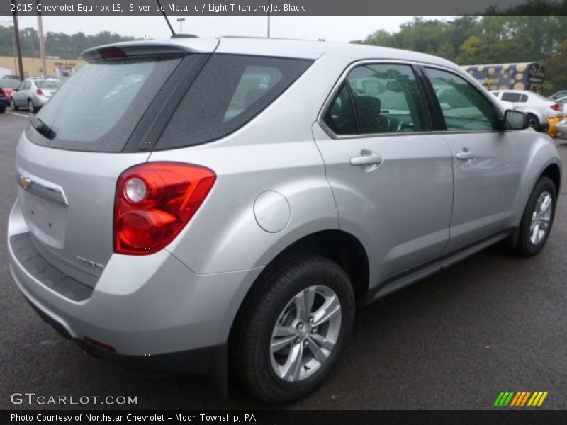 Silver Ice Metallic / Light Titanium/Jet Black 2015 Chevrolet Equinox LS