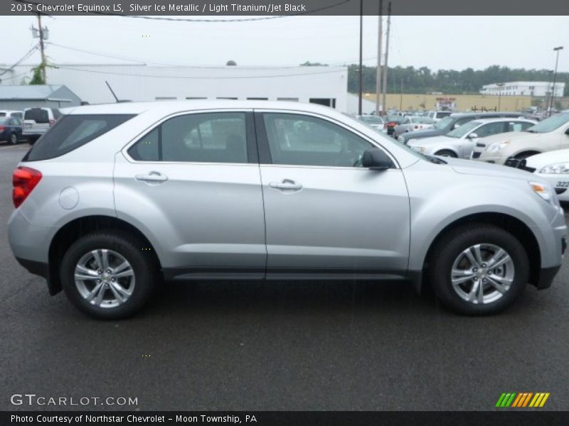 Silver Ice Metallic / Light Titanium/Jet Black 2015 Chevrolet Equinox LS