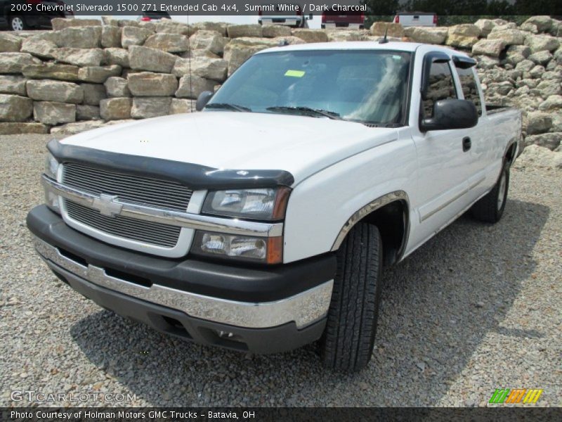 Summit White / Dark Charcoal 2005 Chevrolet Silverado 1500 Z71 Extended Cab 4x4
