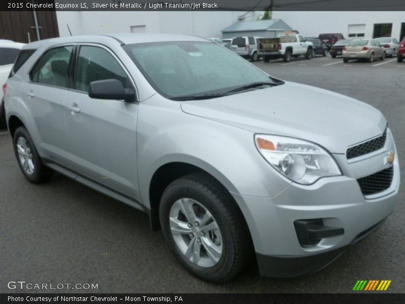 Silver Ice Metallic / Light Titanium/Jet Black 2015 Chevrolet Equinox LS