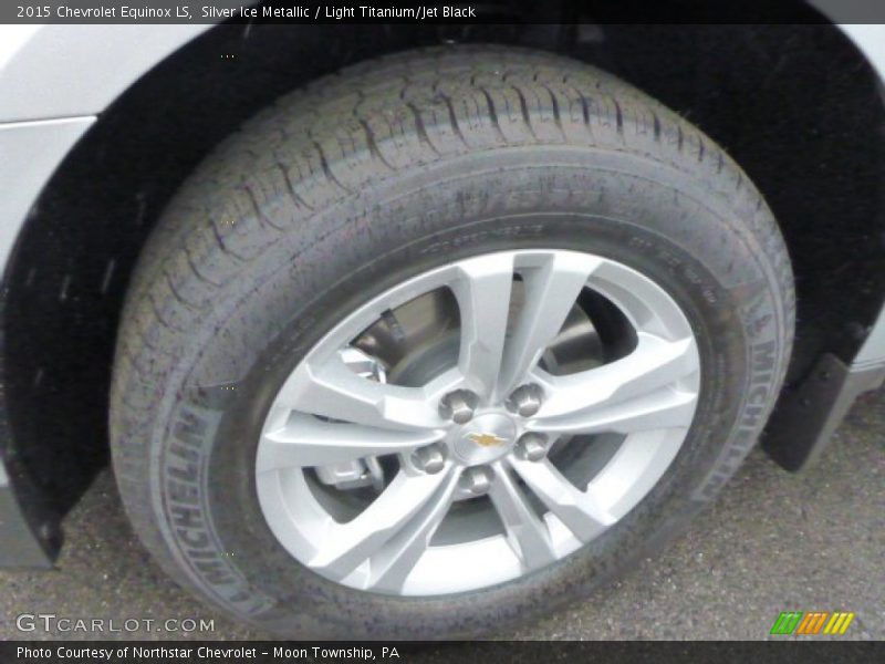 Silver Ice Metallic / Light Titanium/Jet Black 2015 Chevrolet Equinox LS
