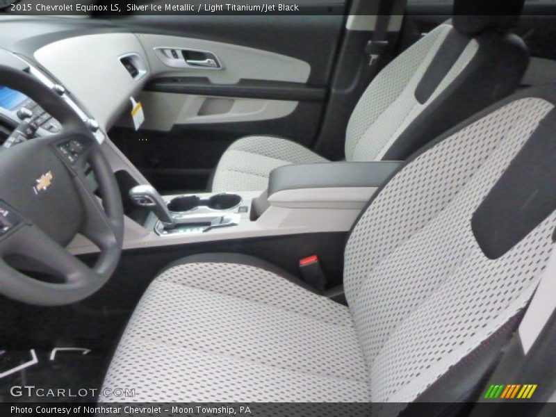 Silver Ice Metallic / Light Titanium/Jet Black 2015 Chevrolet Equinox LS