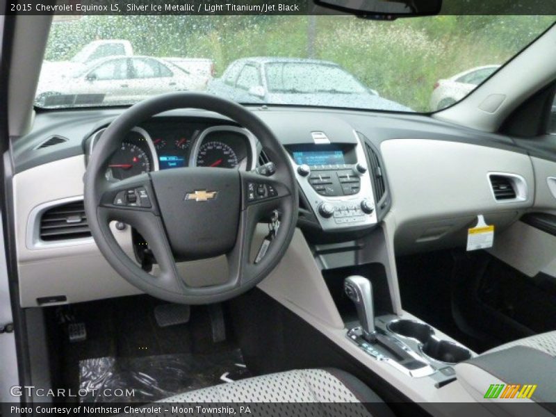 Silver Ice Metallic / Light Titanium/Jet Black 2015 Chevrolet Equinox LS